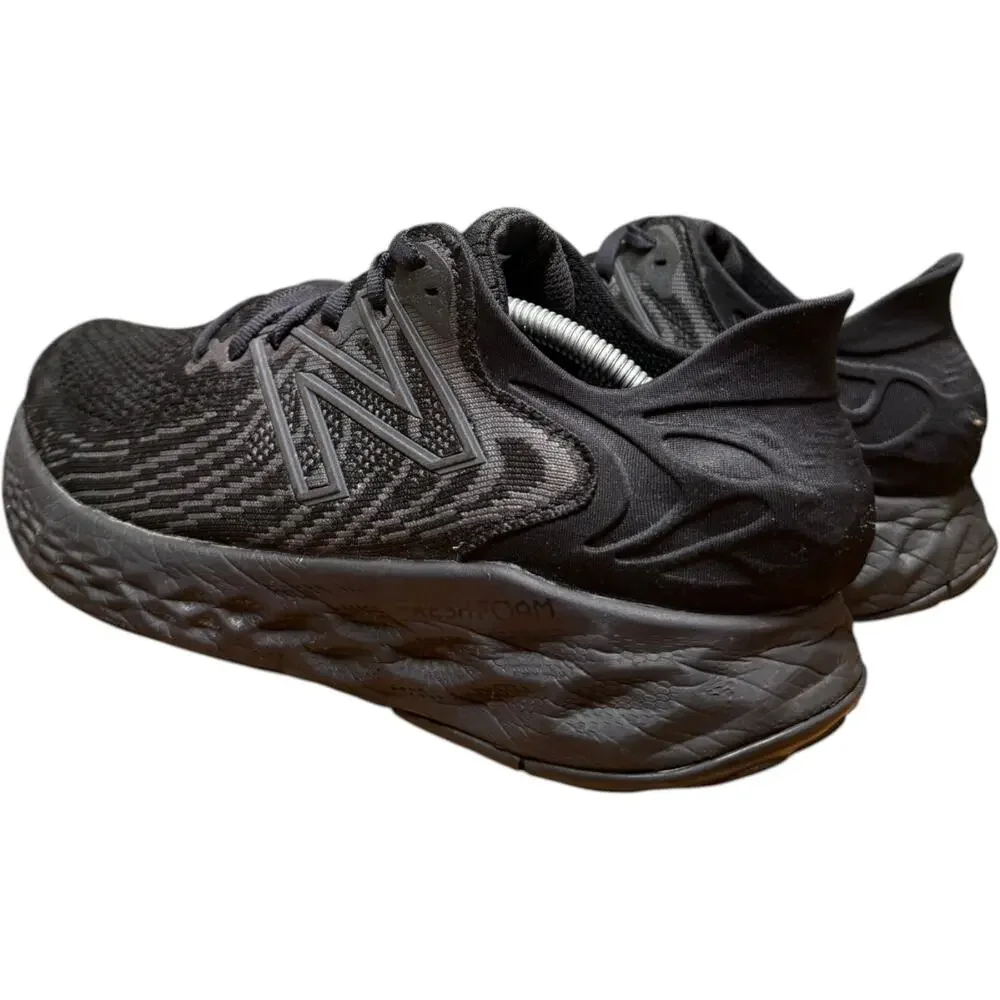 NEW BALANCE Fresh Foam Men's 9 Black Phantom Running Shoe Sneaker 1080V11